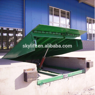 warehouse load double cylinder hydraulic dock ramp